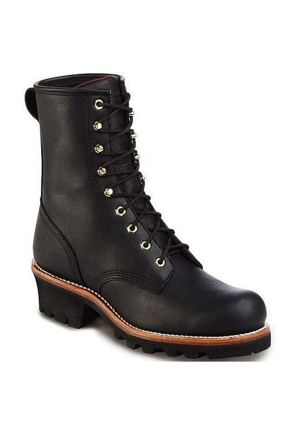 Men's Baldor 8" Insulated Steel Toe EH Logger Boot Black - 73020 BLACK