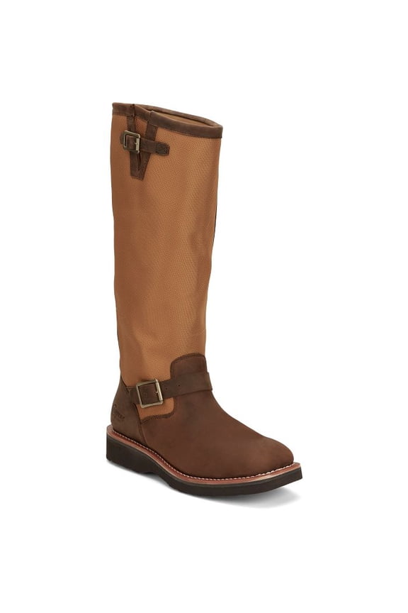 Men's Cottonwood 17" Brown Snake Bite Resisting Boots, Size 7 (D) - SN5914