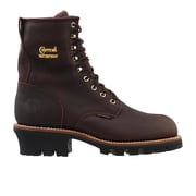Chippewa Mens Waterproof Insulated 8" Logger Boot Steel Toe Briar 6 DM US
