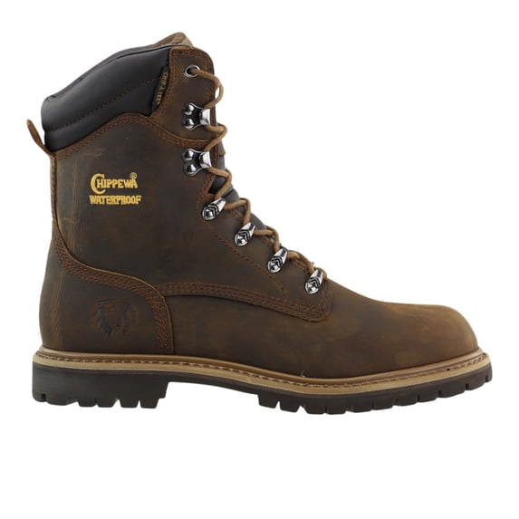 Chippewa Men's Heavy Duty Waterproof And Insulated Aged Bark 8" Work Boot Bark 8.5 D(M) US
