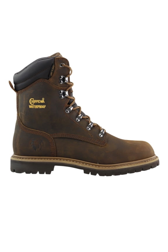 Men's Heavy Duty Waterproof And Insulated Aged Bark 8" Work Boot Bark 8 XW  US