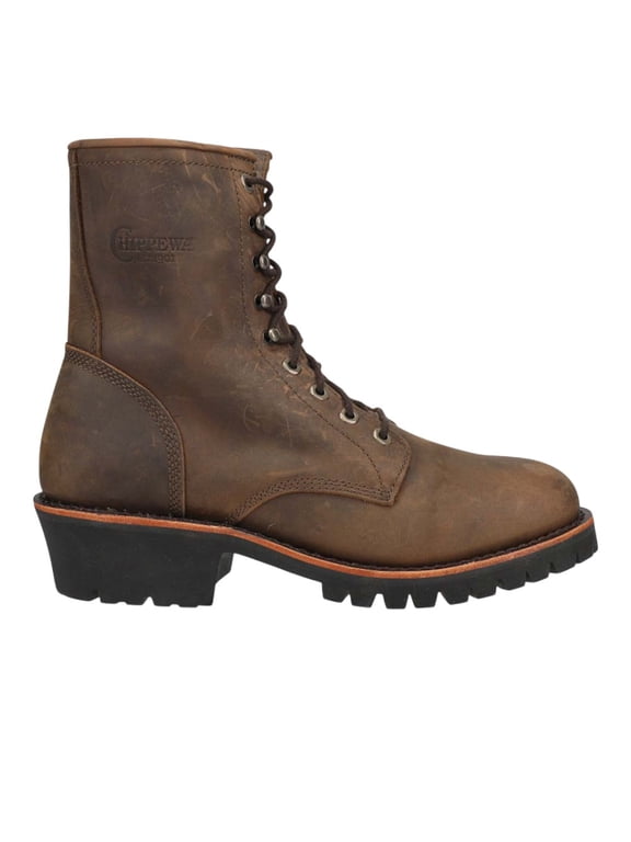 Mens Classic 2.0 Wood Logger 8 Inch Slip Resistant Soft Toe