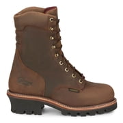 Chippewa Mens Super Dna 9 Inch Waterproof Insulated Steel Toe Logger Lace U