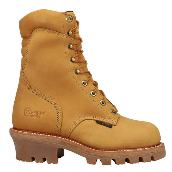 Chippewa Mens Super Dna 9 Inch Waterproof Insulated Steel Toe Logger Lace U