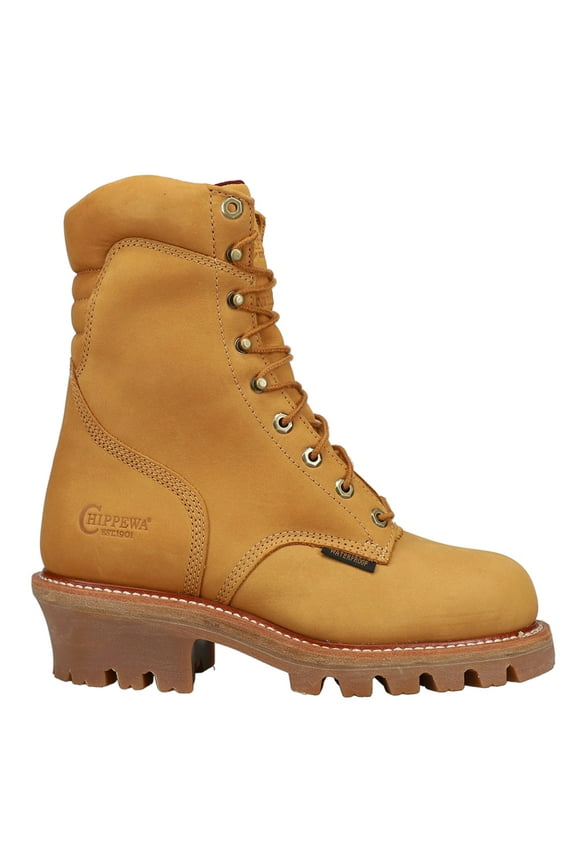 Mens Super Dna 9 Inch Waterproof Insulated Steel Toe Logger Lace U