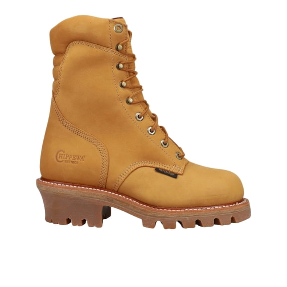Chippewa Mens Super Dna 9 Inch Waterproof Insulated Steel Toe Logger Lace U
