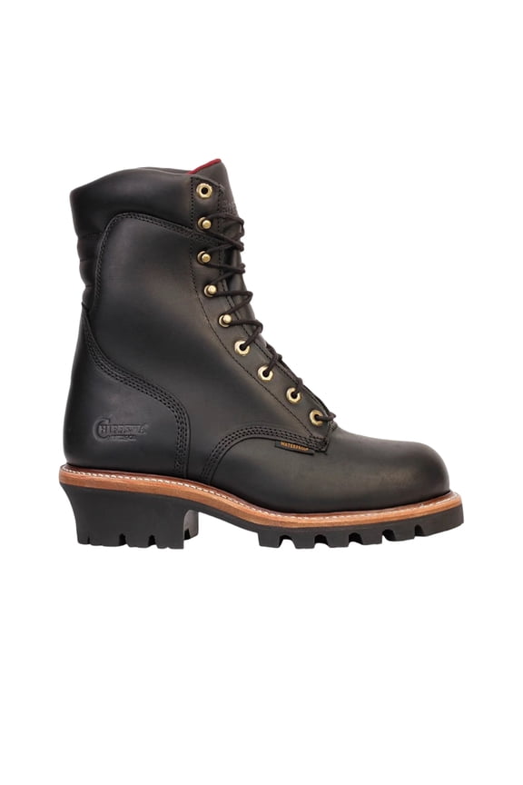 Men's 9" Super DNA Steel Toe Waterproof Insulated Logger Work Boot Black - 59410