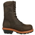 thumbnail image 1 of Chippewa Men's Thunderstruck 10" Waterproof Insulated Lace-Up Work Logger Brown 10 EE  US, 1 of 5