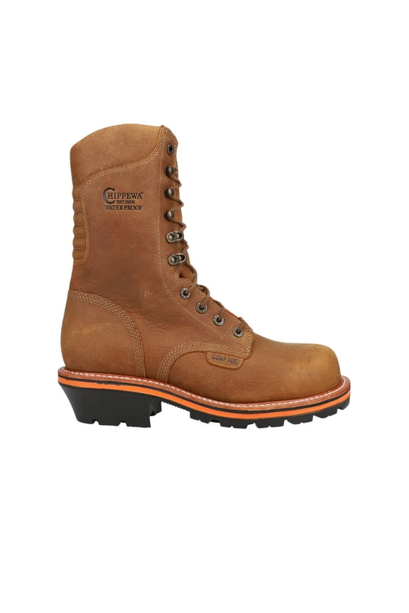 Mens Thunderstruck 10 Inch Waterproof Nano Composite Toe Logger La