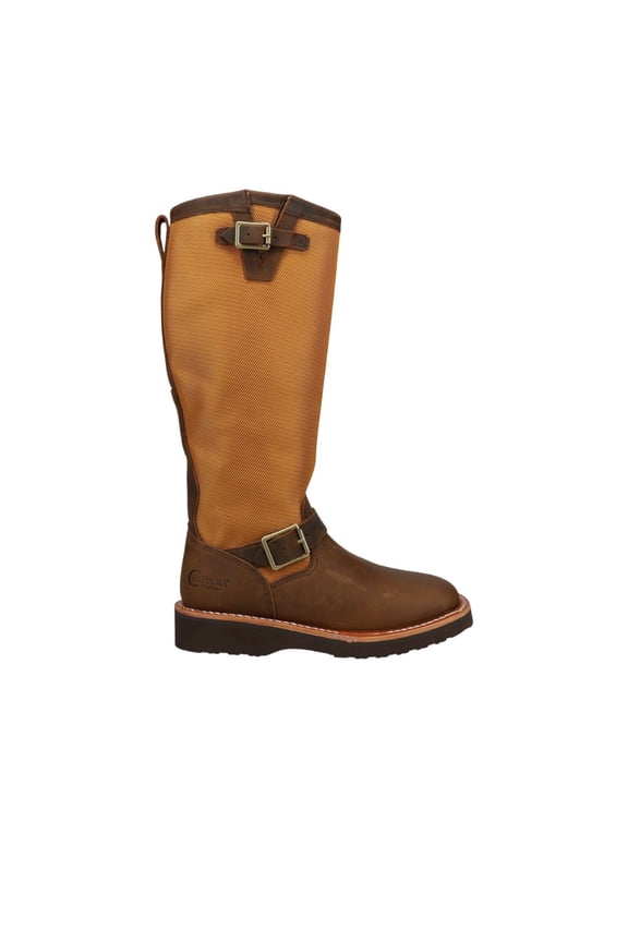 Footwear Womens Chippewa Women`s Cottonwood Hickory  Square Toe 17in Tall Snake Boot 10 M Brown