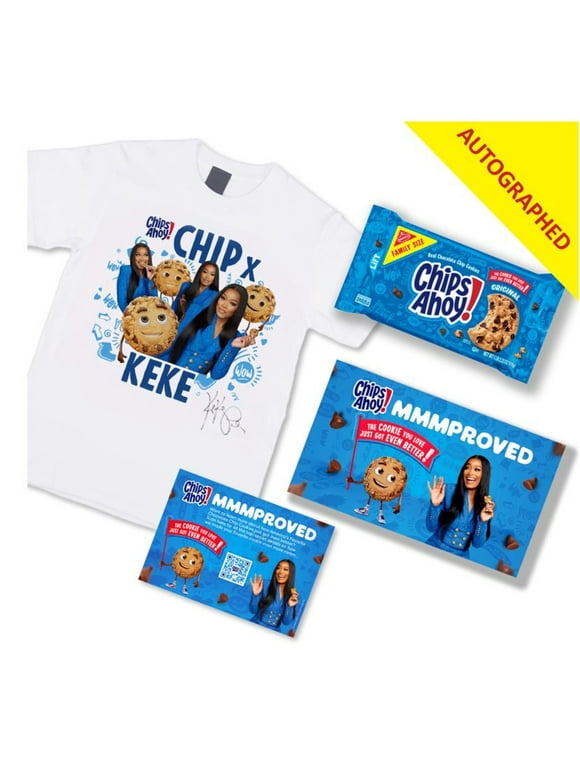 Chips Ahoy! MMMProved Keke Palmer fan box - 1 Original Cookie + Autographed Tshirt