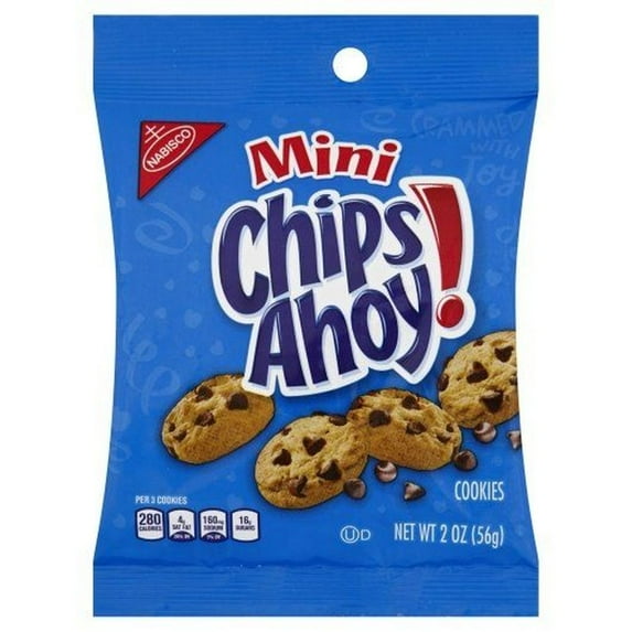 Chips Ahoy Mini Cookie, 2 Ounce -- 60 per Case.