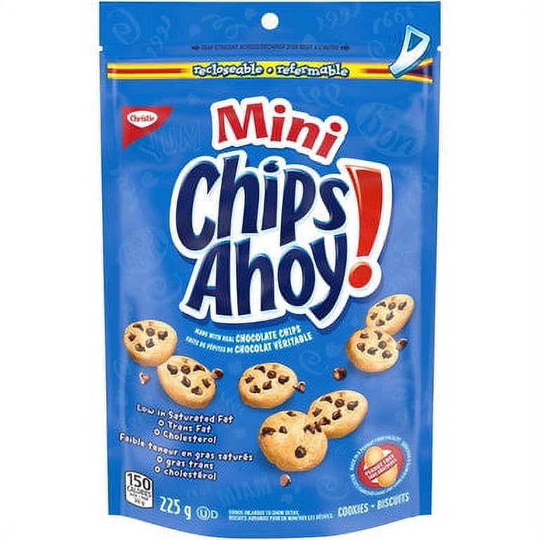 cookies サイズs 青 Chips Ahoy!, Mini Chocolate Chip Cookies, 225g/7.9 oz, Original
