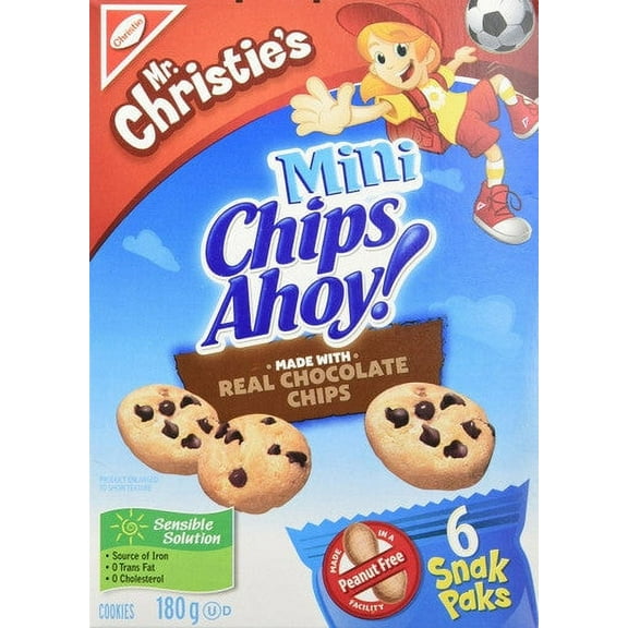 Chips Ahoy! Snak Paks Mini 180g/6.3oz. (4pk)