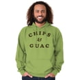 thumbnail image 1 of Chips & Guac Food Lover Workout Gym Hoodie Sweatshirt Women Men Brisco Brands M, 1 of 6