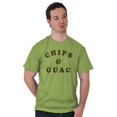 thumbnail image 1 of Chips & Guac Food Lover Workout Gym Men's Graphic T Shirt Tees Brisco Brands S, 1 of 6