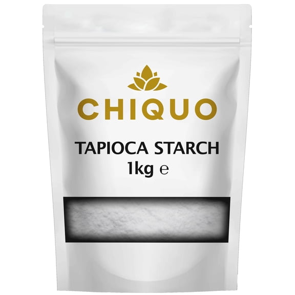 Chiquo Tapioca Starch 1kg Fine Cooking & Baking Starch for Thickening, Frying, Desserts & Dough | Non GMO Tapioca Flour | Vegan & Vegetarian Friendly