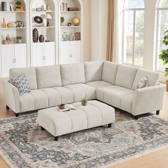 Modular Sectional Sofa, U Shaped Sectional Modular Sofa Couch with Reversible Chaise, Modular Convertible Sectional Couch with Storage Seat for Living Room, Teal Blue