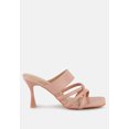 thumbnail image 1 of Chiri Criss Cross Strap Spool Heel Sandals, 1 of 10