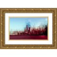 thumbnail image 1 of Chiriaco, Carmine 32x20 Gold Ornate Wood Framed with Double Matting Museum Art Print Titled - Red Chicago, 1 of 4