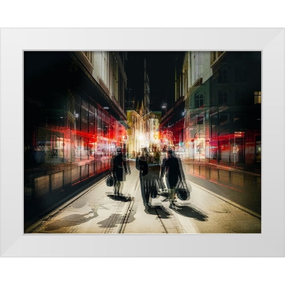 Chiriaco, Carmine 32x26 White Modern Wood Framed Museum Art Print Titled - Free Exit