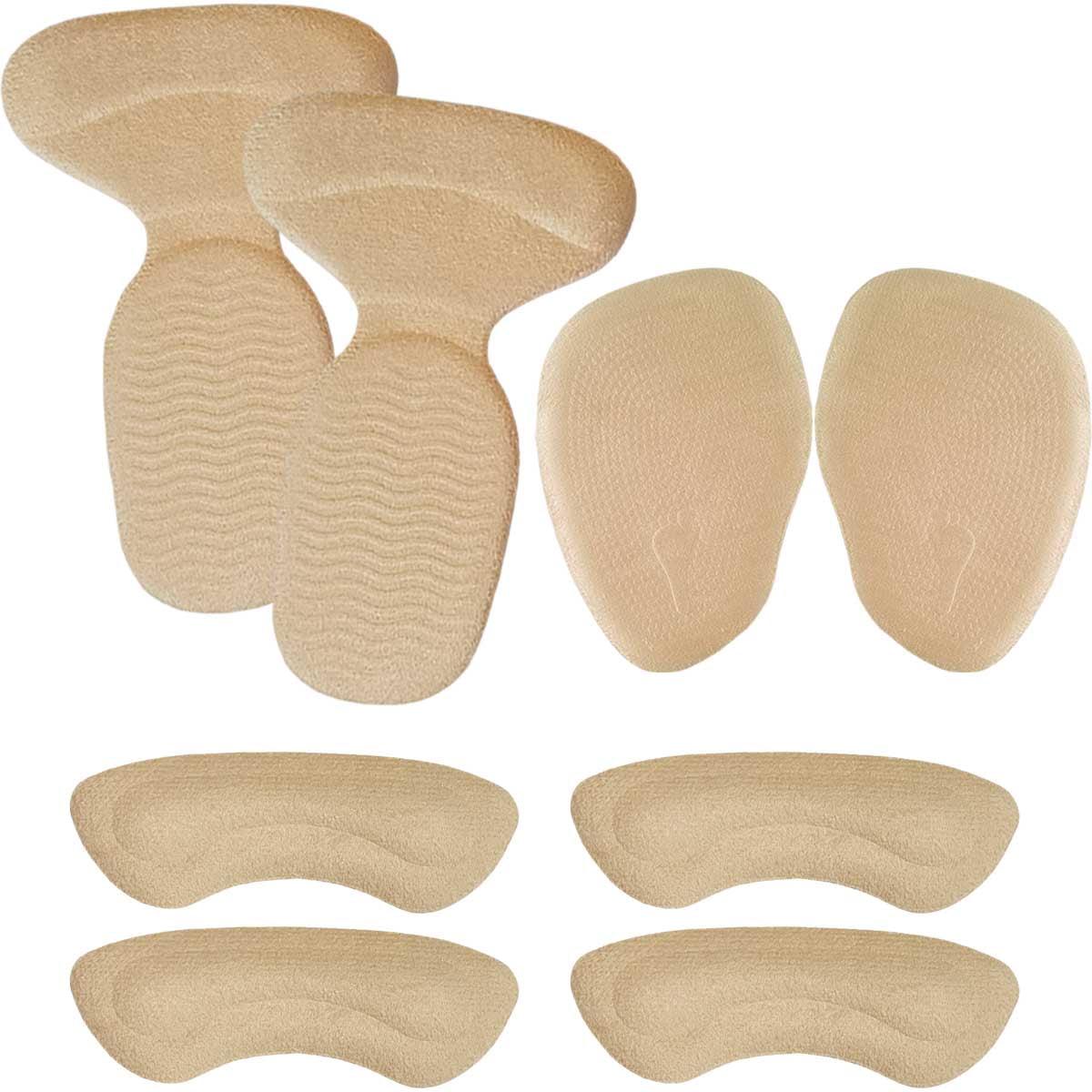 Chiroplax Reusable High Heel Cushion Inserts Pads Forefoot Ball of Foot ...