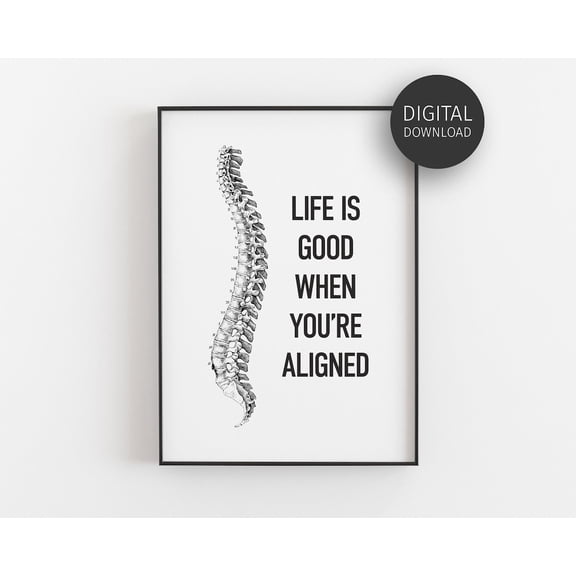 Chiropractic Poster, Spine Anatomy Poster, Office Decor For Chiropractor, Chiropractor Gift, Spine Whisperer, Chiro Office Wall Art Home Decor, 8x12 UNFRAMED