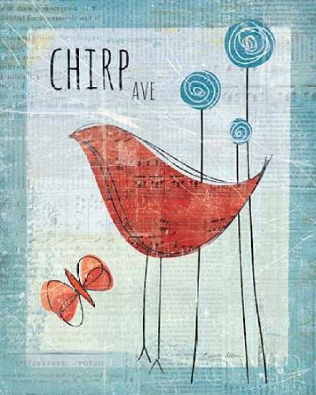 Chirp Ave Canvas Art - Belinda Aldrich (24 x 30)