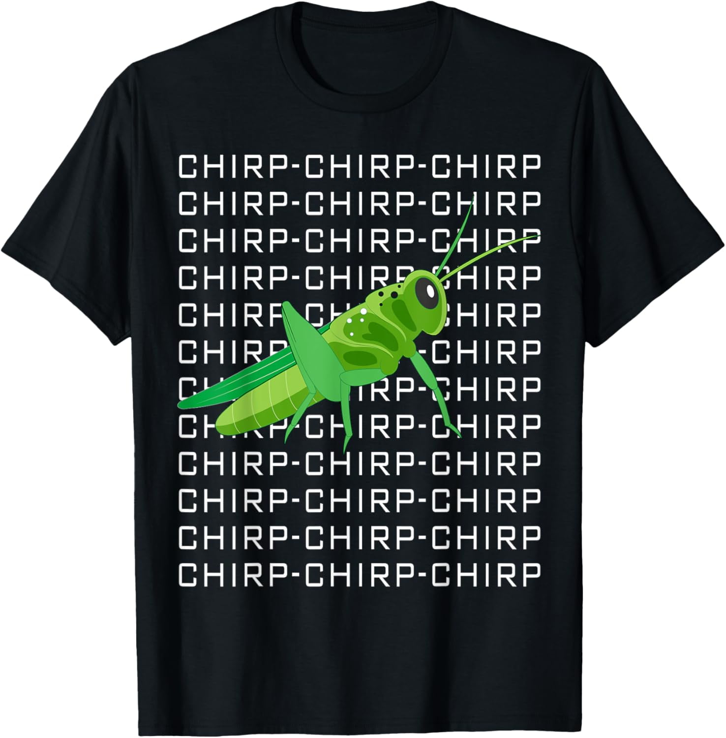 Chirp Chirp Love Insects T-ShirtMen's and women's gift, black and white ...