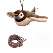 Chirping Bird Cat Toy with Flapping Wings - 2026 New Motion Activated Toy Non-Flying USB Rechargeable for Indoor Cats