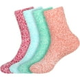 thumbnail image 1 of Chirpy Socks Women's Fuzzy Warm Feather Soft Socks - Assortment 4A - 4prs, 1 of 8