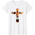 thumbnail image 1 of Chirstian Cross Lion Judah Jesus God Faith T-Shirt Women Tops, 1 of 3