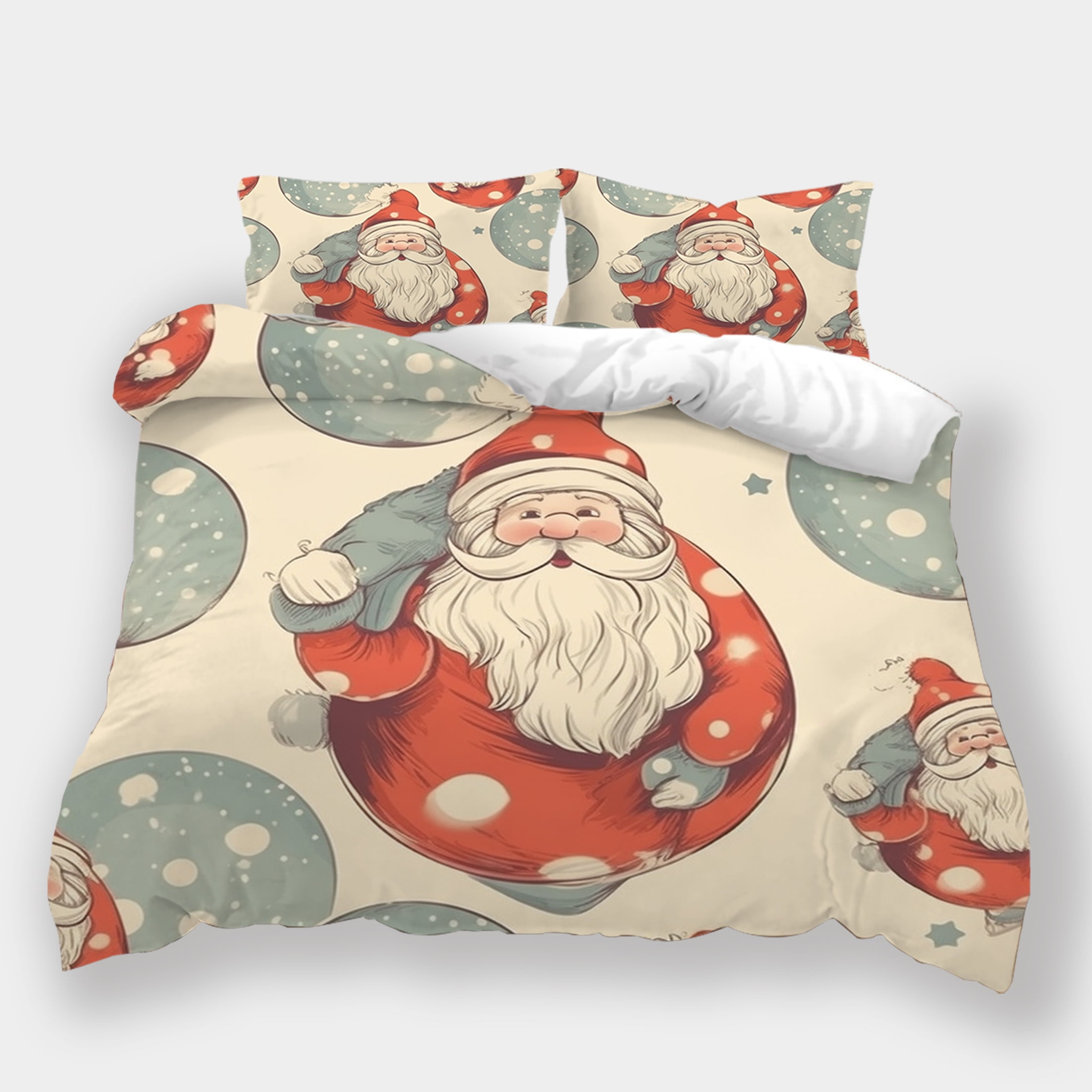 Chirstmas Home Textiles Cartoon Santa Claus Design Comforter Cover ...