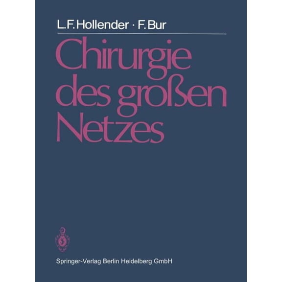 Chirurgie Des Groen Netzes, (Paperback)