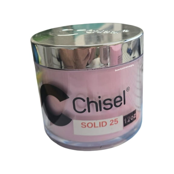 Chisel Acrylic  Dipping Powder Refill 12 oz SOLID 25