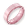 thumbnail image 1 of Chisel Ceramic Pink Faceted 5.5mm Polished Band, 1 of 4