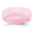 thumbnail image 1 of Chisel Ceramic Pink Faceted 7.5mm Polished Band, 1 of 7