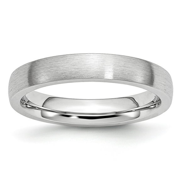 Chisel Cobalt Satin 4mm Half Round Band
