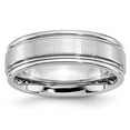 thumbnail image 1 of Chisel Cobalt Satin and Polished Ridged Edge 7mm Band, 1 of 1