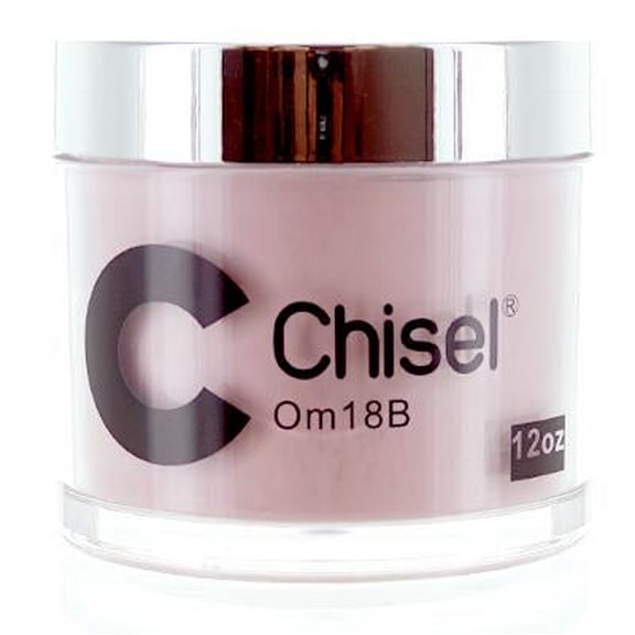 Chisel Nail Art Dipping Powder in Pink & White Collection OM18B for Female, 12oz