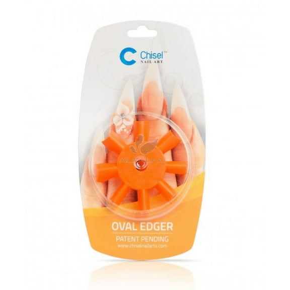 Chisel Nail Art Oval Edger - Orange
