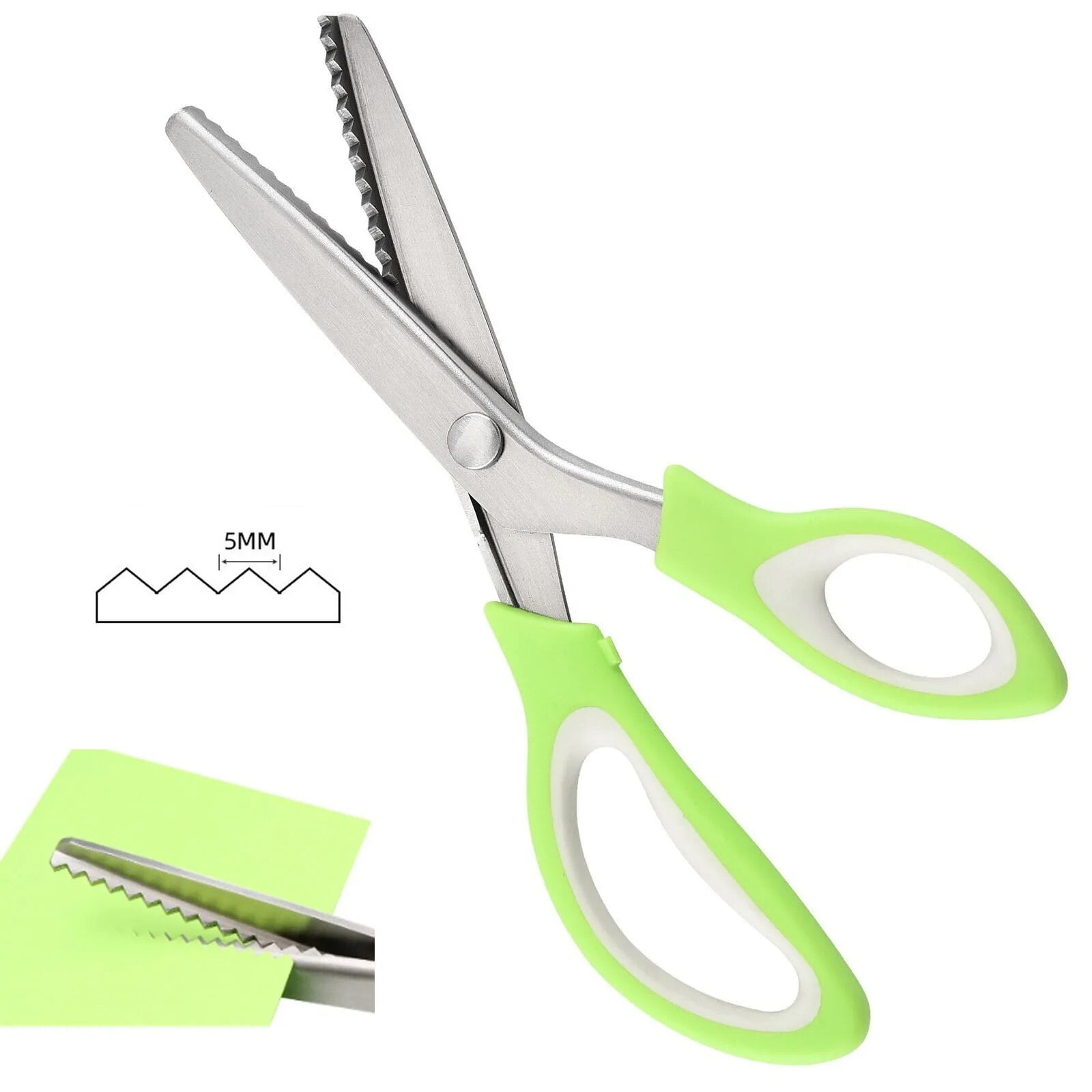 Chisel Pinking Shears Cloth Cutting Tailor Zigzag Scissors Fabrics for Sewing Clothes Zig Zag