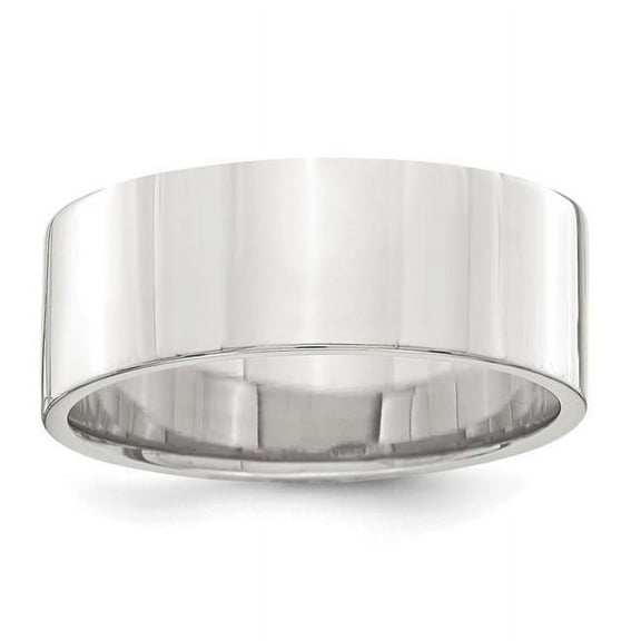 Sterling Silver 7mm Lightweight Flat Size 7 Band QWFB070