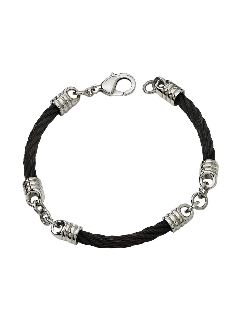 Gem & Harmony Mens Stainless Steel Bracelet  (9 inch) for Men