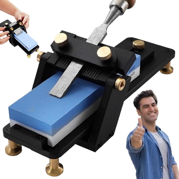 Chisel Sharpening Jig,Chisel Sharpener,Professional-Sharpener-Whetstones-Fixed-Angle-Sharpening,Sharpening Sled,Wood Honing Guide for Chisels and Planes