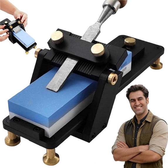 Chisel Sharpening Jig,Fixed Angle Whetstone Set,Chisel Sharpener ...