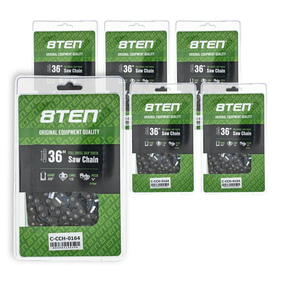 Chisel Skip Tooth Chainsaw Chain 36 inch .058 3/8 115DL for Husqvarna 6 Pack 810-CCC2386H