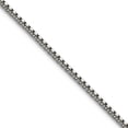 thumbnail image 1 of Stainless Steel Polished Fancy Lobster Closure 1.2mm Box Chain Necklace 20 Inch Chain Necklace for Women and Men, 1 of 3