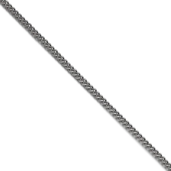 Chisel Stainless Steel 2.00mm 22in Round Curb Antiqued Chain Necklace