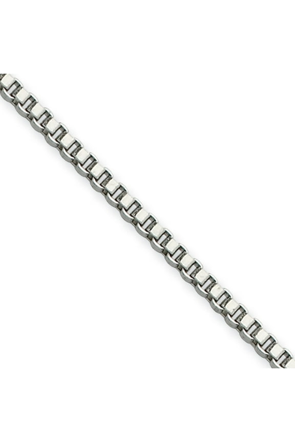 Chisel Stainless Steel 2.0mm 24in Box Chain Necklace